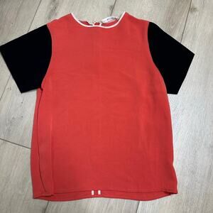 Céline Vintage Womens Formal Elegant Top Size 34